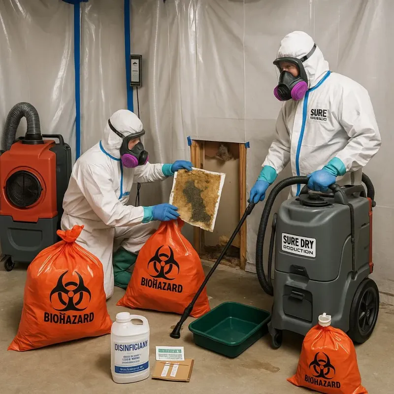 Contaminated Water Handling Protocols process in Sibley, IA